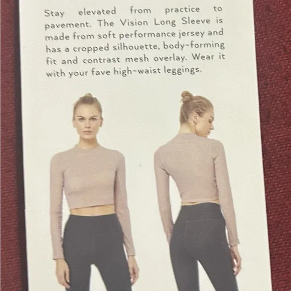 ALO Yoga White Long Sleeve Crop Top - Picture 5 of 5